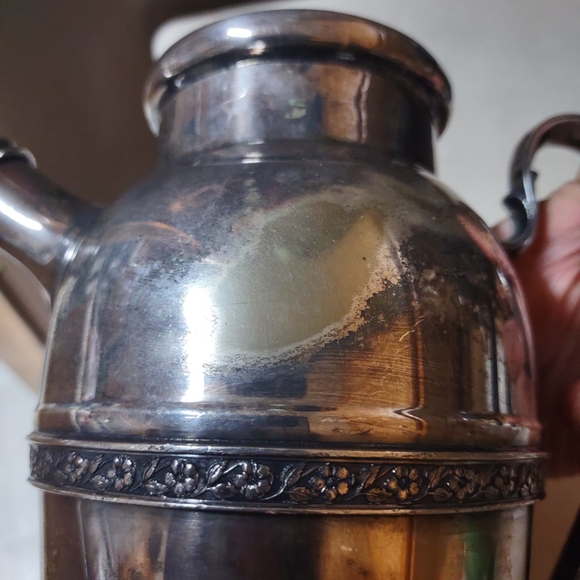 Antique Forbes Silver Co Carolina Rose Cocktail Shaker - Picture 6 of 6